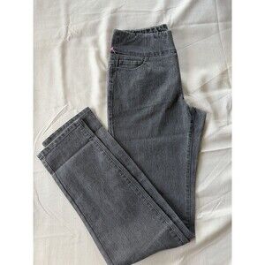 Chadwicks Women’s Gray Medium Wash High-Rise Straight Leg Stretch Jeans 6 Tall